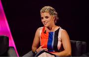 15 September 2018; Former Cork Ladies footballer Valerie Mulcahy during the LIVE from The Mansion House: ‘Seó Beo Pheil na mBan le Lidl’ event at the Mansion House in Dublin. Photo by Sam Barnes/Sportsfile