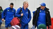 29 September 2018; Leinster senior coach Stuart Lancaster, centre, and backs coach Felipe Contepomi arrive prior to the Guinness PRO14 Round 5 match between Connacht and Leinster at The Sportsground in Galway. Photo by Brendan Moran/Sportsfile