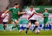 30 September 2018; JJ Lunney of Bohemians in action against Gearoid Morrissey of Cork City during the Irish Daily Mail FAI Cup Semi-Final match between Bohemians and Cork City at Dalymount Park in Dublin. Photo by Stephen McCarthy/Sportsfile