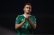 30 September 2018; Conor McCarthy of Cork City following during the Irish Daily Mail FAI Cup Semi-Final match between Bohemians and Cork City at Dalymount Park in Dublin. Photo by Stephen McCarthy/Sportsfile