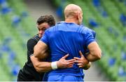 5 October 2018; James Ryan during the Leinster Rugby captains run at the Aviva Stadium in Dublin. Photo by Ramsey Cardy/Sportsfile