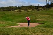 5 October 2018; Billy Spooner of England plays a shot out of the bunker during The Monaghan Irish Challenge at Concra Wood Golf Club in Castleblayney, Co Monaghan. Photo by Piaras Ó Mídheach/Sportsfile