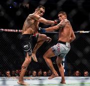 6 October 2018; Tony Ferguson, left, in action against Anthony Pettis in their UFC lightweight fight during UFC 229 at T-Mobile Arena in Las Vegas, Nevada, USA. Photo by Stephen McCarthy/Sportsfile