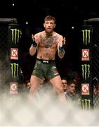 6 October 2018; Conor McGregor prior to facing Khabib Nurmagomedov in their UFC lightweight championship fight during UFC 229 at T-Mobile Arena in Las Vegas, Nevada, USA. Photo by Stephen McCarthy/Sportsfile