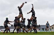 13 October 2018; Robin Copeland of Connacht wins possession in the lineout ahead of Cameron Woki of Bordeaux Begles during the European Rugby Challenge Cup Pool 3 Round 1 match between Connacht and Bordeaux Begles at The Sportsground, Galway. Photo by Piaras Ó Mídheach/Sportsfile