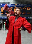 12 October 2018; James Patrice, pictured at Connolly Station, encouraging singers of Ireland to join innocent’s Brightside Choir. The Brightside Choir will be harmonising commuters’ morning with a live performance and gifting the goodness with a sampling of innocent’s Super Smoothies range at Connolly Station on Monday 5th of November at 8am. Visit http://bit.ly/2pNEfHb to join the Brightside Choir – no singing experience needed.&quot;. Photo by Sam Barnes/Sportsfile