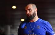 21 October 2018; Scott Fardy of Leinster arrives prior to the Heineken Champions Cup Pool 1 Round 2 match between Toulouse and Leinster at Stade Ernest Wallon, in Toulouse, France. Photo by Brendan Moran/Sportsfile