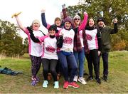 28 October 2018; Team Alanna supporters at the Phoenix Park during the 2018 SSE Airtricity Dublin Marathon. 20,000 runners took to the Fitzwilliam Square start line to participate in the 39th running of the SSE Airtricity Dublin Marathon, making it the fifth largest marathon in Europe. Photo by Sam Barnes/Sportsfile