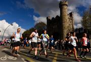 28 October 2018; A general view of runners passing through Kilmainham during the 2018 SSE Airtricity Dublin Marathon. 20,000 runners took to the Fitzwilliam Square start line to participate in the 39th running of the SSE Airtricity Dublin Marathon, making it the fifth largest marathon in Europe. Photo by Sam Barnes/Sportsfile