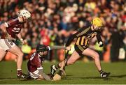 11 November 2018; Neil Breen of Ballycran in action against Neil McManus of Cushendall Ruairi Óg during the AIB Ulster GAA Hurling Senior Club Hurling Final match between Ballycran and Cushendall Ruairi Óg at Athletic Grounds in Armagh. Photo by Oliver McVeigh/Sportsfile