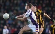 11 November 2018; Paul Mannion of Kilmacud Crokes in action against Seamus Lavin of St. Peter's Dunboyne following the AIB Leinster GAA Football Senior Club Championship Round 1 match between St. Peter's Dunboyne and Kilmacud Crokes at Páirc Tailteann in Navan, Co. Meath. Photo by Dáire Brennan/Sportsfile