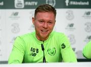 13 November 2018; Aiden O'Brien during a Republic of Ireland press conference at the FAI National Training Centre in Abbotstown, Dublin. Photo by Stephen McCarthy/Sportsfile