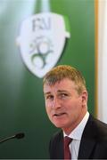 26 November 2018; Newly appointed Republic of Ireland U21 manager Stephen Kenny during a press conference at Aviva Stadium in Dublin. Photo by Stephen McCarthy/Sportsfile