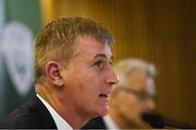 26 November 2018; Newly appointed Republic of Ireland U21 manager Stephen Kenny during a press conference at Aviva Stadium in Dublin. Photo by Eóin Noonan/Sportsfile