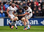 1 December 2018; Josh Turnbull of Cardiff Blues is tackled by Jordi Murphy of Ulster during the Guinness PRO14 Round 10 match between Ulster and Cardiff Blues at Kingspan Stadium in Belfast. Photo by Oliver McVeigh/Sportsfile