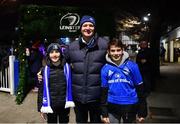 22 December 2018; Leinster supporters ahead of the Guinness PRO14 Round 11 match between Leinster and Connacht at the RDS Arena in Dublin. Photo by Ramsey Cardy/Sportsfile