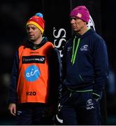 22 December 2018; Connacht head coach Andy Friend, right, and logistics manager Martin Joyce ahead of the Guinness PRO14 Round 11 match between Leinster and Connacht at the RDS Arena in Dublin. Photo by Ramsey Cardy/Sportsfile