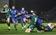 22 December 2018; Dave Kearney of Leinster is tackled by Jack Carty of Connacht during the Guinness PRO14 Round 11 match between Leinster and Connacht at the RDS Arena in Dublin. Photo by Ramsey Cardy/Sportsfile