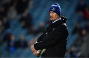 5 January 2019; Leinster head coach Leo Cullen ahead of the Guinness PRO14 Round 13 match between Leinster and Ulster at the RDS Arena in Dublin. Photo by Ramsey Cardy/Sportsfile