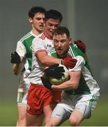 9 January 2019; Aidan Breen, right, and Conor McHugh of Fermanagh in action against Ryan Gray of Tyrone during the Bank of Ireland Dr McKenna Cup Round 3 match between Tyrone and Fermanagh at Healy Park in Omagh, Tyrone. Photo by Oliver McVeigh/Sportsfile