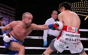 18 January 2019; TJ Doheny, left, and Ryohei Takahashi during their International Boxing Federation World Super Bantamweight Title Fight at Madison Square Garden Theater, New York, USA. Photo by Ed Mulholland/Matchroom Boxing USA via Sportsfile