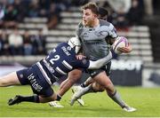 19 January 2019; Finlay Bealham of Connacht is tackled by Maxime Lamothe of Bordeaux Begles during the Heineken Challenge Cup Pool 3 Round 6 match between Bordeaux Begles and Connacht at Stade Chaban Delmas in Bordeaux, France. Photo by Manuel Blondeau/Sportsfile