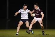 6 February 2019;Brian Kennedy of Ulster University in action against Cein Darcy of NUI Galway during the Electric Ireland Sigerson Cup Quarter Final match between National University of Ireland, Galway, and Ulster University at the GAA Centre of Excellence in Abbotstown, Dublin. Photo by Harry Murphy/Sportsfile