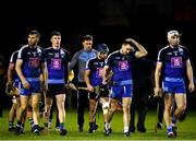 7 February 2019; TU Dublin City Campus players dejected following the Electric Ireland Fitzgibbon Cup Quarter Final match between Dublin City University Dóchas Éireann and Technological University Dublin City Campus at DCU Sportsgrounds in Glasnevin, Dublin. Photo by Harry Murphy/Sportsfile