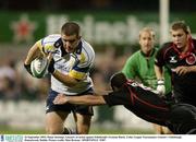 26 September 2003; Shane Jennings, Leinster, in action against Edinburgh's Graeme Burns. Celtic League Tournament, Leinster v Edinburgh, Donnybrook, Dublin. Picture credit; Matt Browne / SPORTSFILE *EDI*