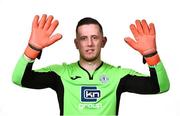 7 February 2019; Ciaran Gallagher during Finn Harps squad portraits at Aura Centre in Letterkenny, Co Donegal. Photo by Oliver McVeigh/Sportsfile