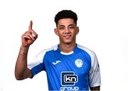 7 February 2019; Mikey Place during Finn Harps squad portraits at Aura Centre in Letterkenny, Co Donegal. Photo by Oliver McVeigh/Sportsfile