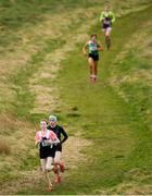 16 February 2019; Leah Toher of Presentation College Headford, Co. Galway, leads the race during the Junior Girls during the Irish Life Health Connacht Schools Cross Country at Bush Field in Loughrea, Co Galway. Photo by Harry Murphy/Sportsfile