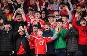 16 February 2019; Midleton CBS supporters during the Harty Cup Final match between CBC Cork and Midleton CBS at Páirc Uí Rinn in Cork. Photo by Piaras Ó Mídheach/Sportsfile