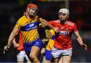 16 February 2019; Peter Duggan of Clare in action against David Griffin of Cork during the Allianz Hurling League Division 1A Round 3 match between Cork and Clare at Páirc Uí Rinn in Cork. Photo by Piaras Ó Mídheach/Sportsfile