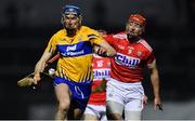 16 February 2019; David Fitzgerald of Clare in action against Bill Cooper of Cork during the Allianz Hurling League Division 1A Round 3 match between Cork and Clare at Páirc Uí Rinn in Cork. Photo by Piaras Ó Mídheach/Sportsfile