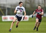 16 February 2019; Darren Gavin of UCD in action against Niall Toner of St Mary's University during the Electric Ireland HE GAA Sigerson Cup Semi-Final match between St Mary's University and University College Dublin at Mallow GAA in Mallow, Cork. Photo by Matt Browne/Sportsfile