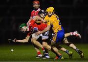 16 February 2019; Alan Cadogan of Cork, supported by team-mate Bill Cooper, in action against Rory Hayes, front, and Tony Kelly of Clare during the Allianz Hurling League Division 1A Round 3 match between Cork and Clare at Páirc Uí Rinn in Cork. Photo by Piaras Ó Mídheach/Sportsfile