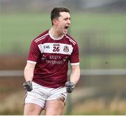 16 February 2019; Corey Ranaghan of Liverpool Hope University celebrates after scoring a goal against IT Tallaght during the Electric Ireland HE GAA Corn na Mac Leinn Final match between Liverpool Hope University and Institute of Technology Tallaght Tallaght at Mallow GAA in Mallow, Cork. Photo by Matt Browne/Sportsfile