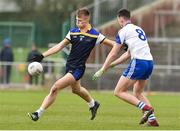 16 February 2019; Rian O'Neill of Dundalk IT in action against Michael Langan of Letterkenny IT during the Electric Ireland HE GAA Trench Cup Final match between Letterkenny Institute of Technology and Dundalk Institute of Technology at Mallow GAA in Mallow, Cork. Photo by Matt Browne/Sportsfile