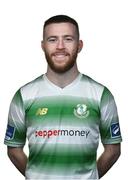 16 February 2019; Jack Byrne during Shamrock Rovers squad portraits at Tallaght Stadium in Tallaght, Dublin. Photo by Seb Daly/Sportsfile
