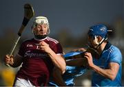 17 February 2019; Joe Canning of Galway in action against Seán Moran of Dublin during the Allianz Hurling League Division 1B Round 3 match between Galway and Dublin at Pearse Stadium in Salthill, Galway. Photo by Harry Murphy/Sportsfile