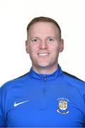 20 February 2019; Athlone goalkeeping coach Aaron Shanahan during Athlone Town Squad Portraits at the Stella Maris Astro in Dublin. Photo by Sam Barnes/Sportsfile