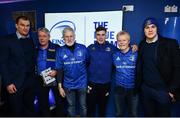 22 February 2019; Leinster players Rhys Ruddock, Luke McGrath and Garry Ringrose meet supporters in the Blue Room prior to the Guinness PRO14 Round 16 match between Leinster and Southern Kings at the RDS Arena in Dublin. Photo by David Fitzgerald/Sportsfile