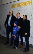 22 February 2019; Supporters in autograph alley with Leinster players Devin Toner, Ciarán Frawley and Jamison Gibson-Park ahead of the Guinness PRO14 Round 16 match between Leinster and Southern Kings at the RDS Arena in Dublin. Photo by Ramsey Cardy/Sportsfile