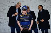 22 February 2019; Supporters in autograph alley with Leinster players Devin Toner, Ciarán Frawley and Jamison Gibson-Park ahead of the Guinness PRO14 Round 16 match between Leinster and Southern Kings at the RDS Arena in Dublin. Photo by Ramsey Cardy/Sportsfile