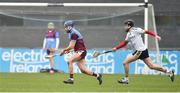 23 February 2019; Cathal Tuohy of Galway Mayo Institute of Technology in action against Daithi Sands of Ulster University during the Electric Ireland HE GAA Ryan Cup Final match between Ulster University and Galway Mayo Institute of Technology at Waterford IT in Waterford. Photo by Matt Browne/Sportsfile