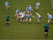 24 February 2019; Jack Prendergast of Waterford in action against Dáire Gray of Dublin during the Allianz Hurling League Division 1B Round 4 match between Dublin and Waterford at Parnell Park in Donnycarney, Dublin. Photo by Daire Brennan/Sportsfile