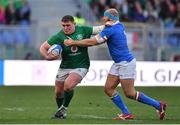 24 February 2019; Tadhg Furlong of Ireland is tackled by Leonardo Ghiraldini of Italy during the Guinness Six Nations Rugby Championship match between Italy and Ireland at the Stadio Olimpico in Rome, Italy. Photo by Brendan Moran/Sportsfile