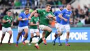 24 February 2019; Keith Earls of Ireland makes a break during the Guinness Six Nations Rugby Championship match between Italy and Ireland at the Stadio Olimpico in Rome, Italy. Photo by Brendan Moran/Sportsfile