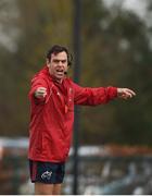 25 February 2019; Munster head coach Johann van Graan during Munster Rugby squad training at the University of Limerick in Limerick. Photo by Diarmuid Greene/Sportsfile